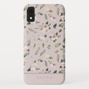 Capa Para iPhone Da Case-Mate Padrão Floral Mauve Watercolor