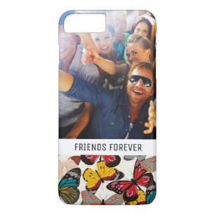 Capa Para iPhone Da Case-Mate Padrão floral Personalizado de Fotografia e Texto