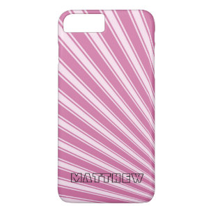 Capa Para iPhone Da Case-Mate Padrão Funk de Faixa de Cor de Orquídea Selvagem