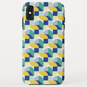 Capa Para iPhone Da Case-Mate Padrão Geométrico Abstrato Verde Azul