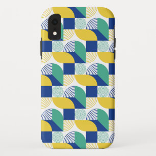 Capa Para iPhone Da Case-Mate Padrão Geométrico Abstrato Verde Azul