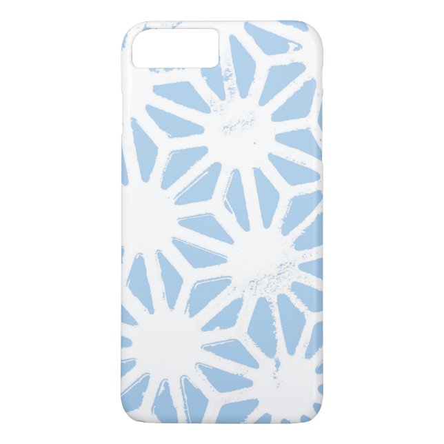 Capa Para iPhone, Case-Mate Padrão geométrico azul claro (Verso)