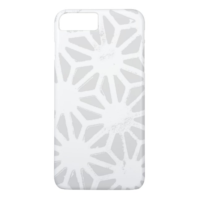 Capa Para iPhone, Case-Mate Padrão geométrico das cinzas pálidas (Verso)