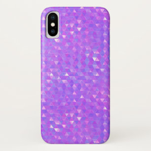 Capa Para iPhone Da Case-Mate Padrão Geométrico de Triângulos Modernos Rosa Roxo