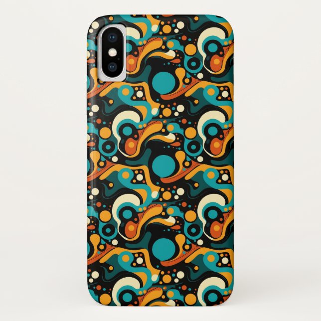 Capa Para iPhone, Case-Mate Padrão legal de Abstrato Funk (Verso)