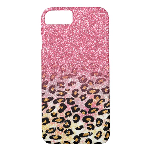 Capa Para iPhone, Case-Mate Padrão Leopardo Glam Pink (Verso)