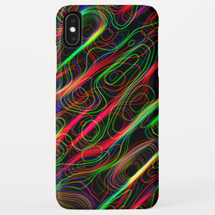 Capa Para iPhone Da Case-Mate Padrão Neon Multicolor Curvy Line - LEGAL