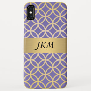 Capa Para iPhone Da Case-Mate Padrão Roxo Dourado Circular