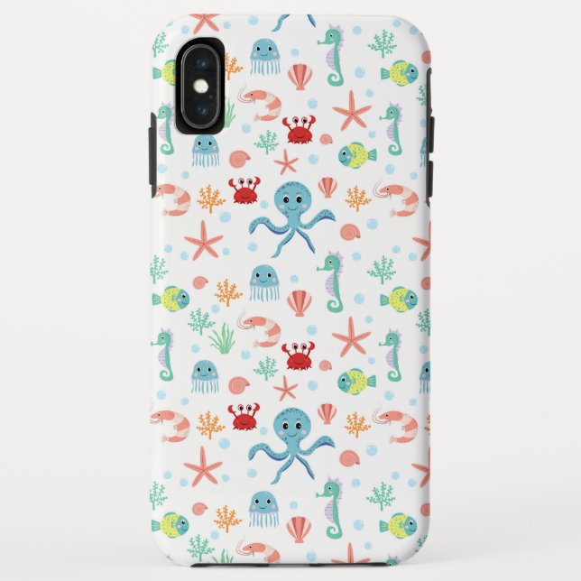 Capa Para iPhone, Case-Mate Padrão Sea World (Verso)
