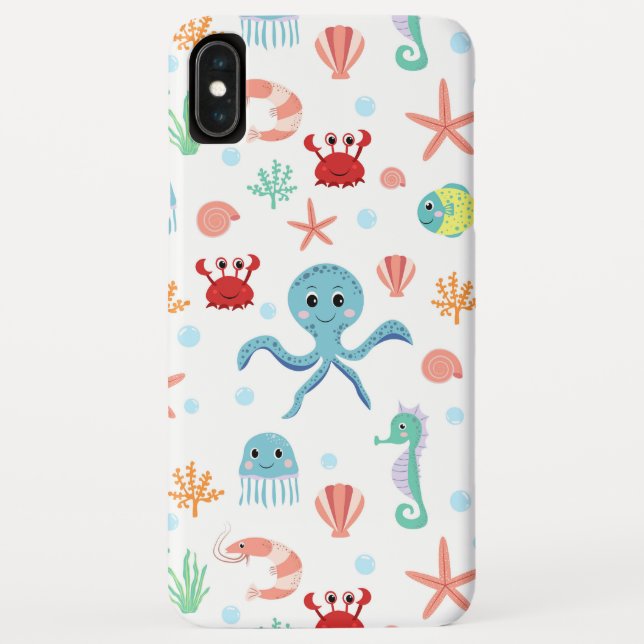 Capa Para iPhone, Case-Mate Padrão Sea World (Verso)
