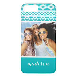 Capa Para iPhone Da Case-Mate Padrão Tribal Aztec de Foto e Nome Personalizado