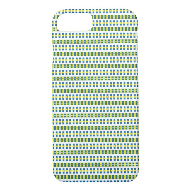 Capa Para iPhone, Case-Mate Padrão tribal azul, amarelo e branco Geométrico (Verso)