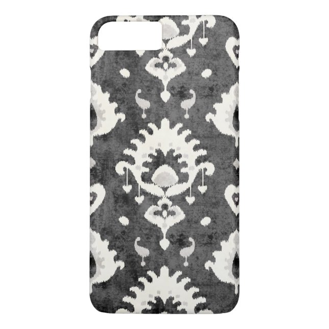 Capa Para iPhone, Case-Mate Padrão tribal negro de cinza negro (Verso)