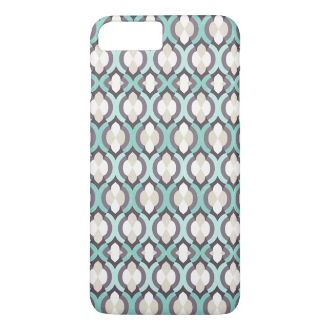 Capa Para iPhone, Case-Mate Padrão Turquesa Marroquino (Verso)