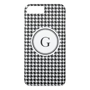 Capa Para iPhone Da Case-Mate Padrão xadrez preto e branco chique e sofisticado