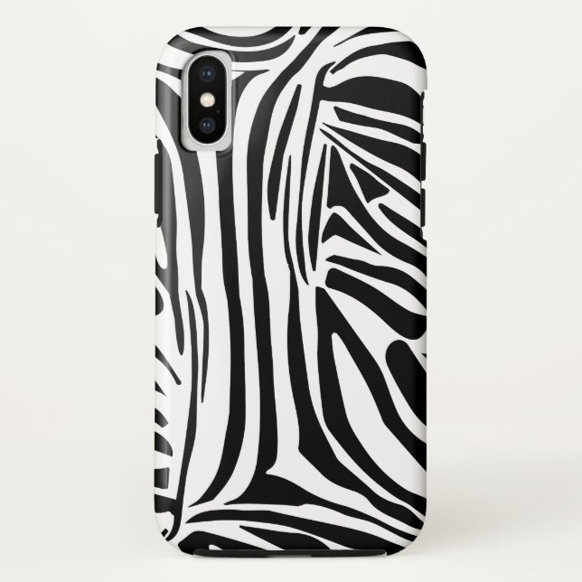 Capa Para iPhone, Case-Mate Padrão zebra (Verso)