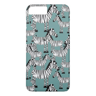 Capa iPhone 8 Plus/7 Plus Padrão Zebra