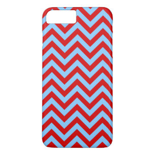 Capa Para iPhone Da Case-Mate Padrão ZigZag Vermelho, Azul Céu Grande Chevron Pa