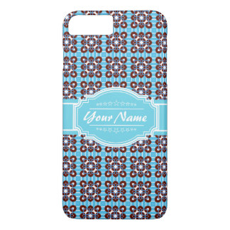 Capa Para iPhone Da Case-Mate Padrões Aqua Turquoise Personalizados
