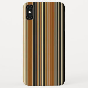 Capa Para iPhone Da Case-Mate Padrões de sela castanho e riscado preto