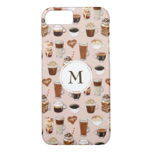 Capa Para iPhone Da Case-Mate Padrões para Bebidas e Desserts de Café