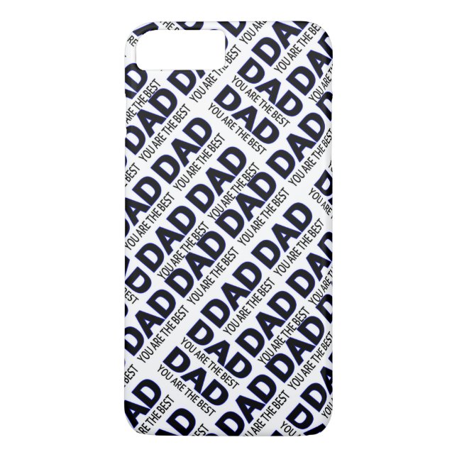 Capa Para iPhone, Case-Mate Pai Typografia iPhone 7 Plus, Mal Ali (Verso)