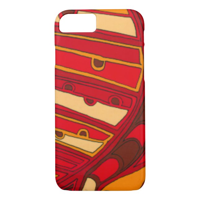Capa Para iPhone, Case-Mate Painéis laranja abstrato (Verso)