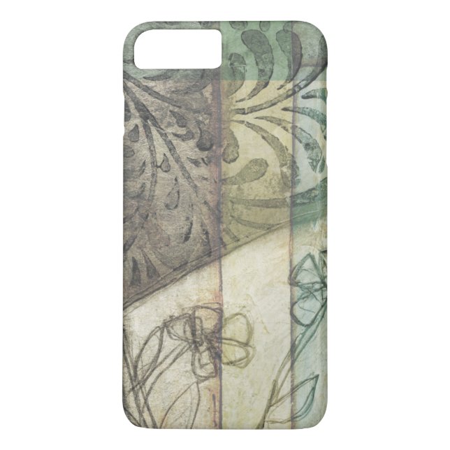 Capa Para iPhone, Case-Mate Painel de Jardim com Folhas, Flores e Grama (Verso)