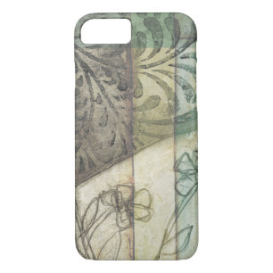 Capa Para iPhone Da Case-Mate Painel de Jardim com Folhas, Flores e Grama