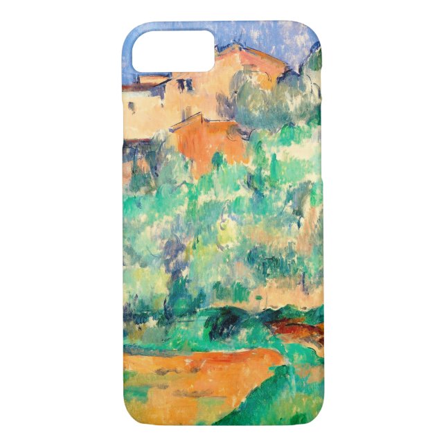 Capa Para iPhone, Case-Mate Paisagem com uma Casa, Cezanne (Verso)
