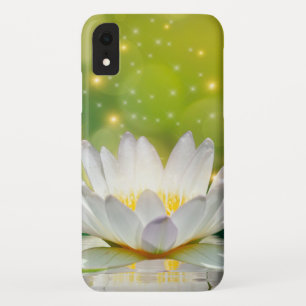 Capa Para iPhone Da Case-Mate Paisagem da Flor de Lotus Branca, Zen