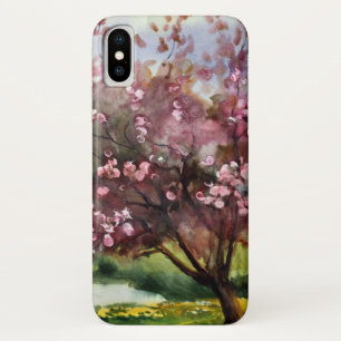 Capa Para iPhone X Paisagem da pintura da aguarela