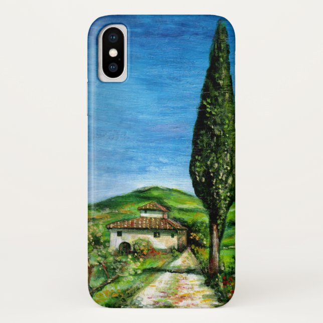 CAPA PARA iPhone, Case-Mate  PAISAGEM DA TÚSCULA/FAZENDA ANTIGA EM CHIANTI (Verso)