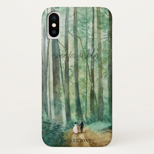 Capa Para iPhone, Case-Mate Paisagem florestal natural (Verso)