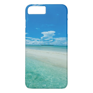 Capa iPhone 8 Plus/7 Plus Paisagem marinha tropical azul, Palau