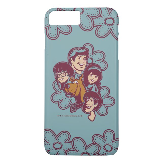 Capa Para iPhone, Case-Mate Paisely Flower Scooby-Doo and the Gang (Verso)