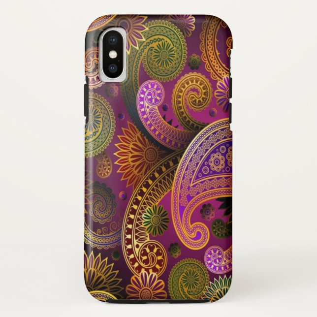 Capa Para iPhone, Case-Mate Paisley Purple (Verso)