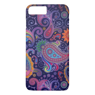 Capa iPhone 8 Plus/7 Plus Paisley Purple rosa