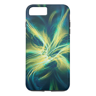 Capa iPhone 8 Plus/7 Plus Paleta azul de Flor Fractal/Phone / iPad