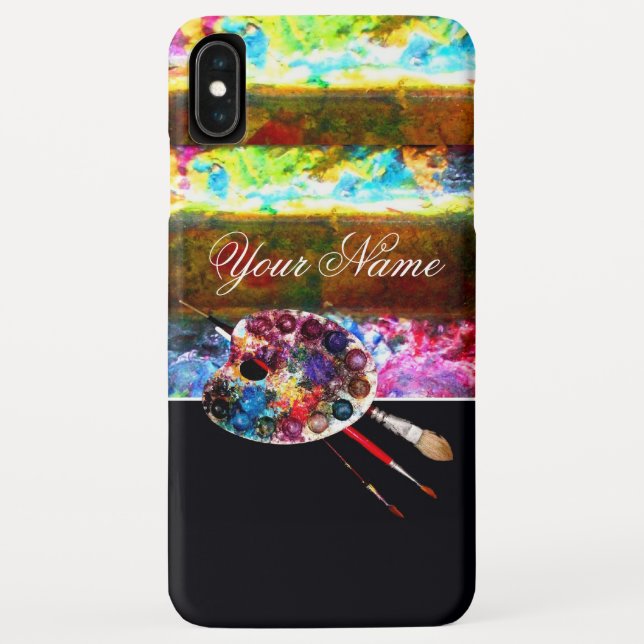 Capa Para iPhone, Case-Mate PALETA DE COR ARTISTA, Preto (Verso)