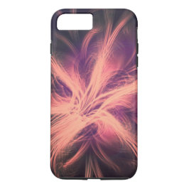 Capa iPhone 8 Plus/7 Plus Paleta Roxa Fractal e Fractal de gabinete/iPad