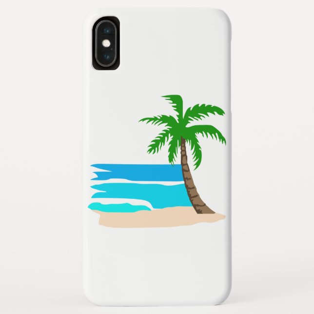 Capa Para iPhone, Case-Mate Palm Tree Beach (Verso)