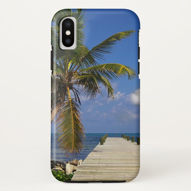 Capa Para iPhone, Case-Mate Palm Tree Tropical Beach Ocean (Verso)