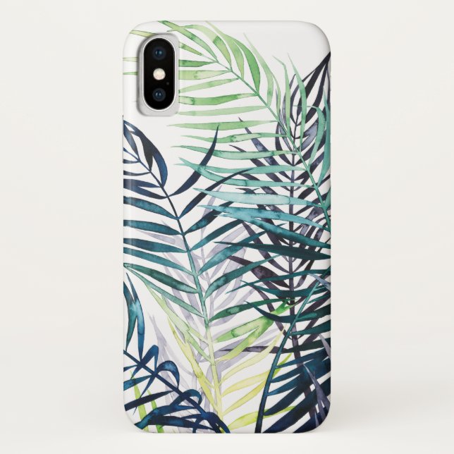 Capa Para iPhone, Case-Mate Palmas de Crepúsculo - Folhas Tropicais (Verso)