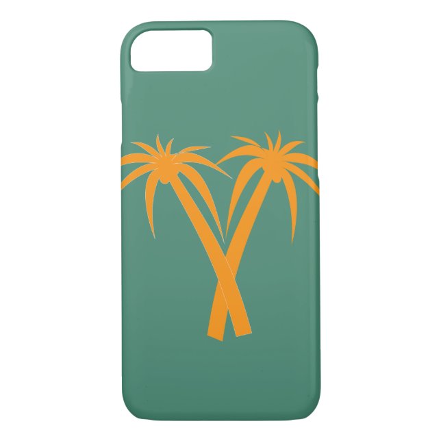 Capa Para iPhone, Case-Mate Palmeiras tropicais laranja Verão (Verso)