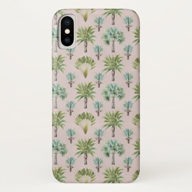 Capa Para iPhone, Case-Mate Palmeiras verdes misturadas (Verso)