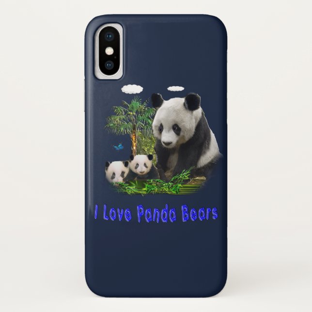 Capa Para iPhone, Case-Mate Panda Bear I-capas de telefone (Verso)