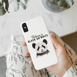 Capa Para iPhone Da Case-Mate Panda Negra E Branca Moderna Engraçada Com Citação