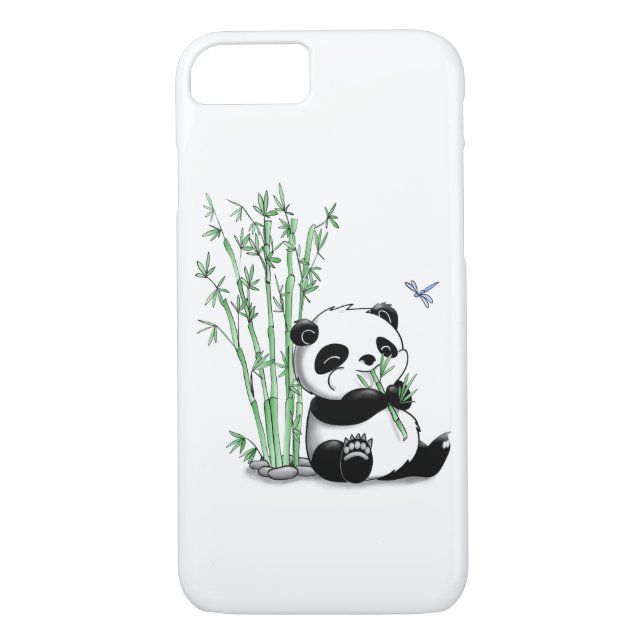 Capa Para iPhone, Case-Mate Panda que come o bambu (Verso)