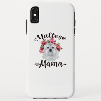 Capa Para iPhone Da Case-Mate Pão Cão| Flores de Cachorro de Mama Maltesa, Flore